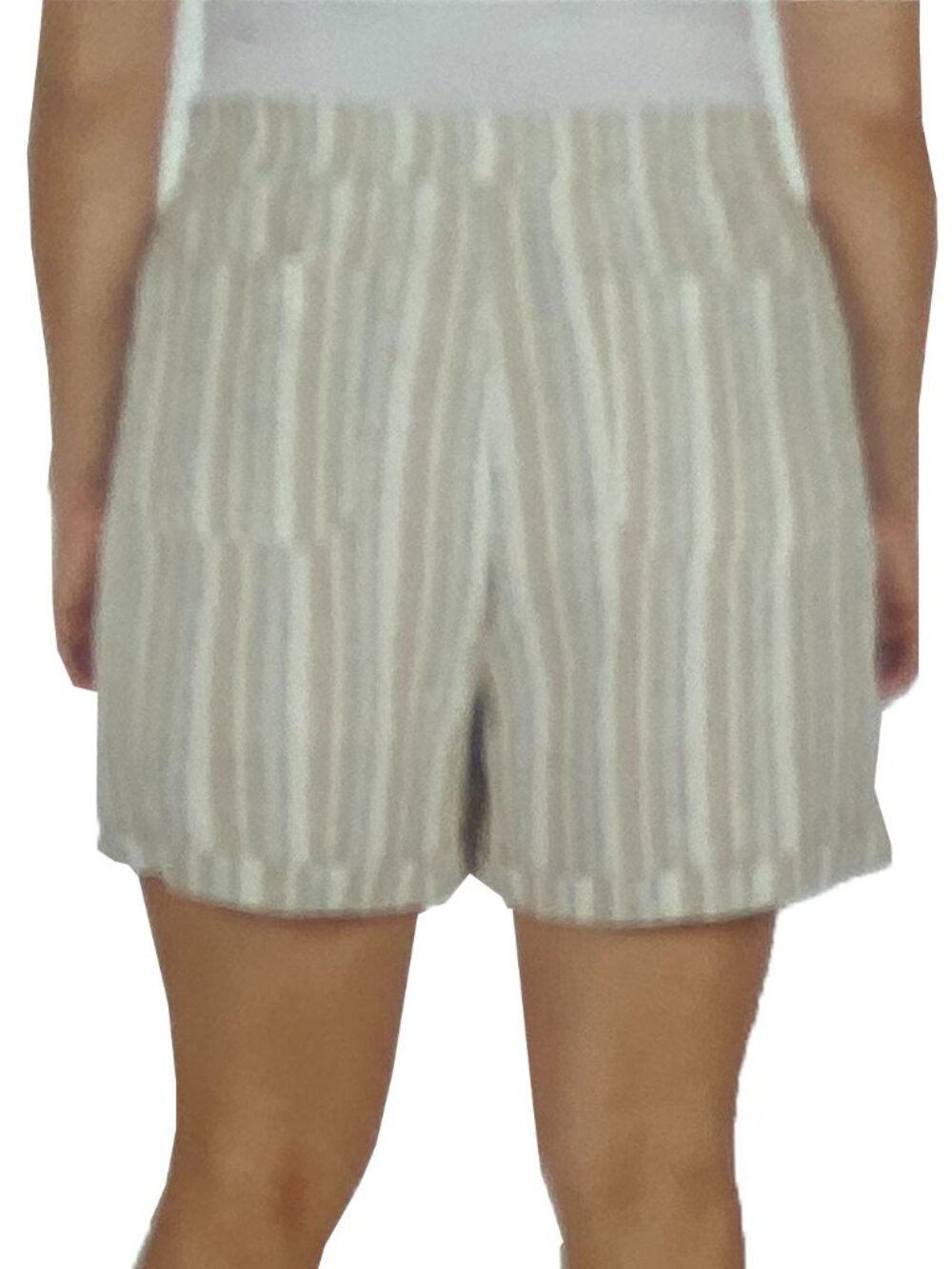 Frank and Oak Women's Striped Linen Shorts | Summer Short | Size XLarge ***NEW - Picture 3 of 5